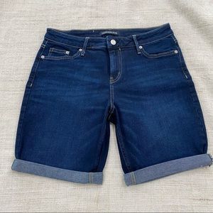 Calvin Klein High Rise Shorts 8 Dark Blue